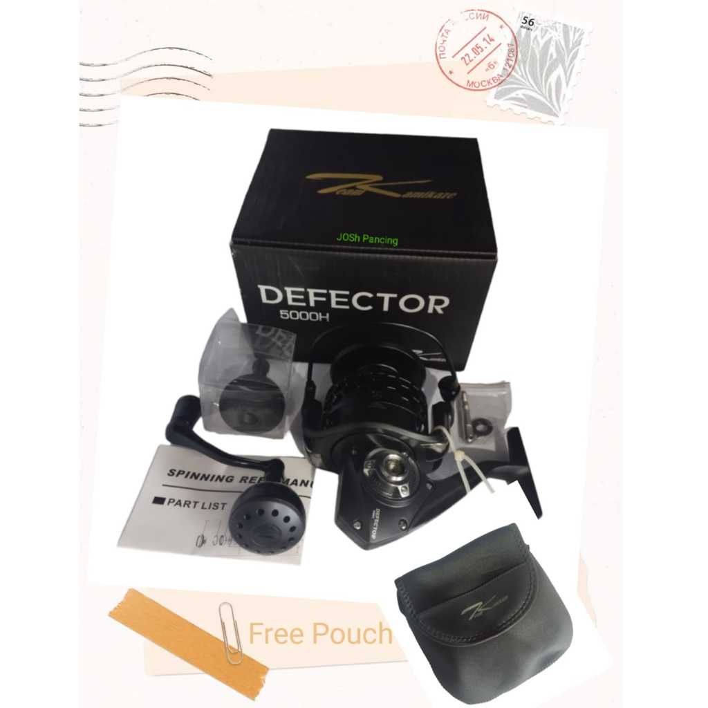 Reel Kamikaze Defector 4500 H 5000 H Power Handle pancing laut 4500h 5000h