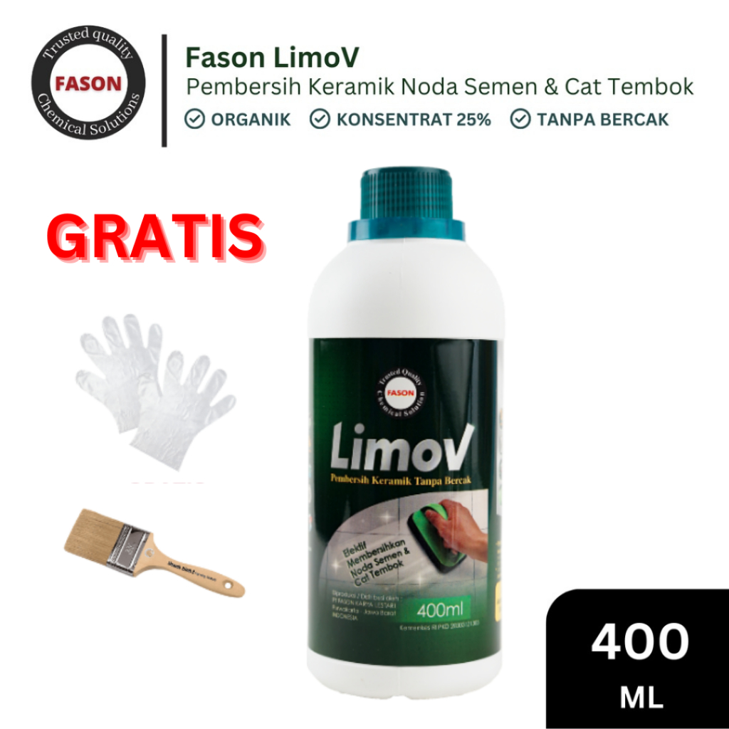 Fason Limov Pembersih Noda Semen dan Cat Tembok 400ml