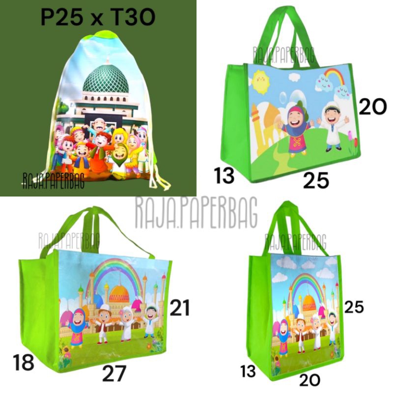 

tas souvenir hampers lebaran idul fitri tas ultah anak muslim