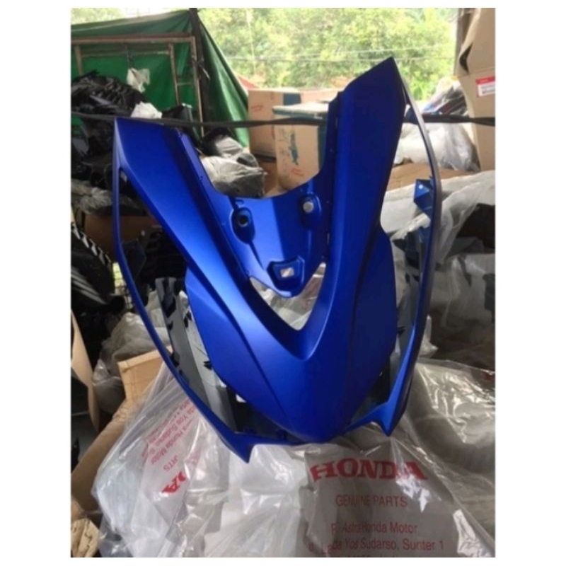 tameng depan beat deluxe Biru dof original