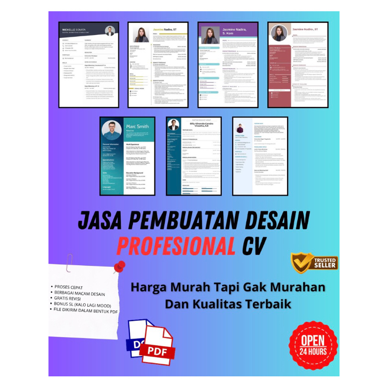 JASA PEMBUATAN CV | JASA CV | CV ATS | SURAT LAMARAN