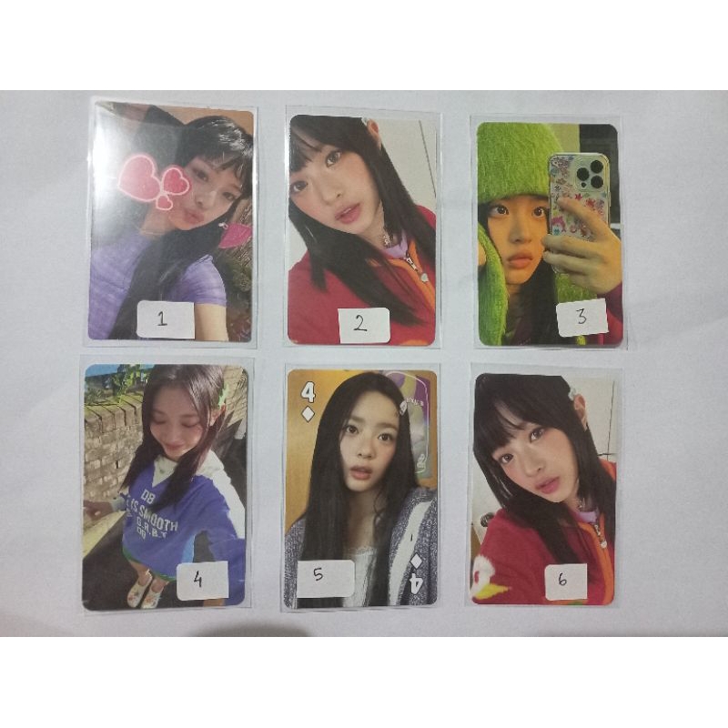 READY STOCK PC PHOTOCARD NEWJEANS OFFICIAL HANNI HAERIN