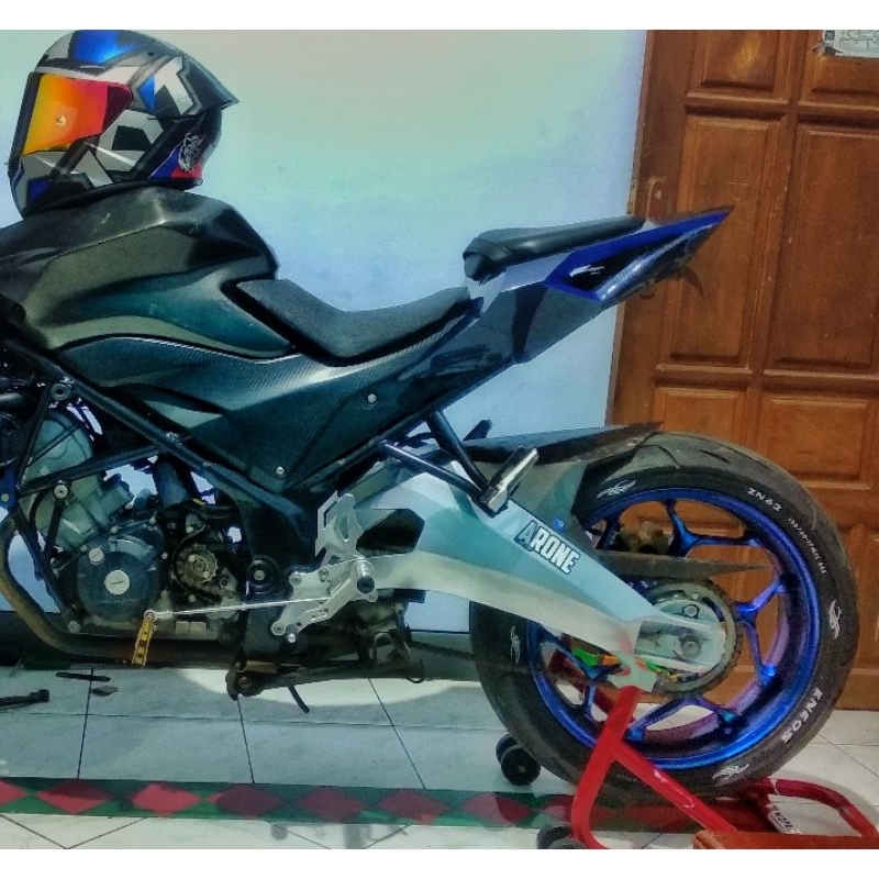 Arm Banana Custom CB 150r/CBR 150, Swing Arem Banana, Arem Tampak Lebar, Arem Custom