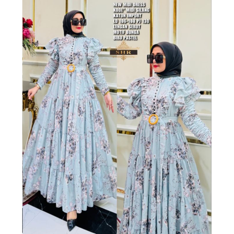 DRESS MIDI SILANG SHR ORI PREMIUM