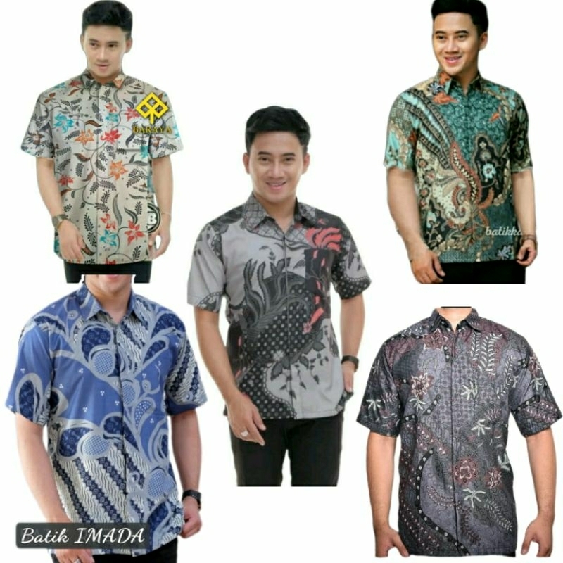 Bekasi Batik Pria Kemeja pendek SG
