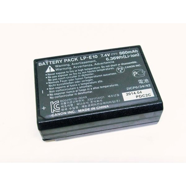 baterai Canon 1500D 1300D 1200D 1100D LPE10 asli original ori bawaan kamera