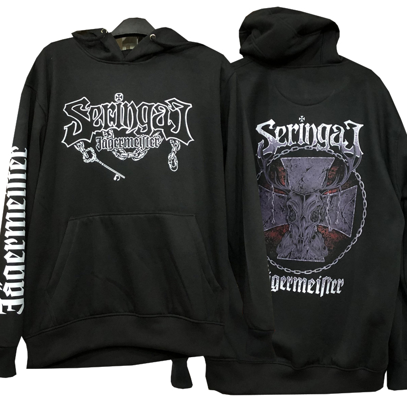 Jumper Hoodie Seringai Jagermeister Hoodie Pullover Bahan Cotton Fleece