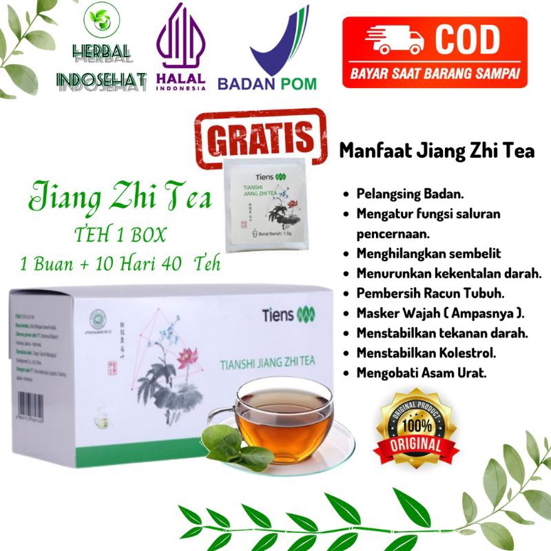 

Teh Pelangsing/Teh Detox/Teh Diet /Teh Kolesterol/Teh Asam Urat Teh JIANG ZHI TEA