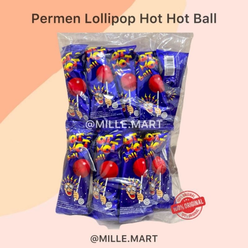 

[Per pcs] PERMEN HOT HOT BALL 7GR