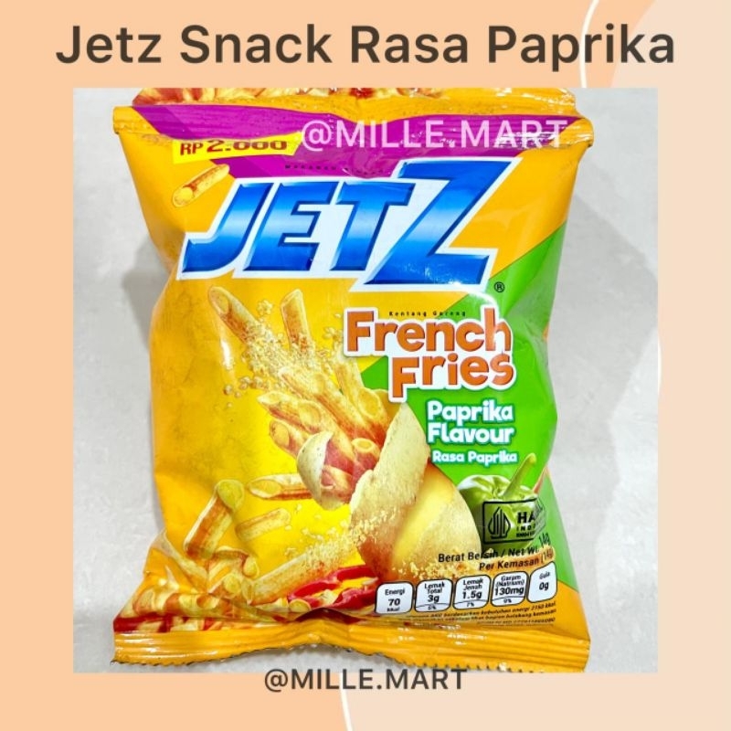 

JETZ HOLLOW PAPRIKA 14GR/ MAKANAN RINGAN SNACK CEMILAN PAPRIKA FLAVOUR