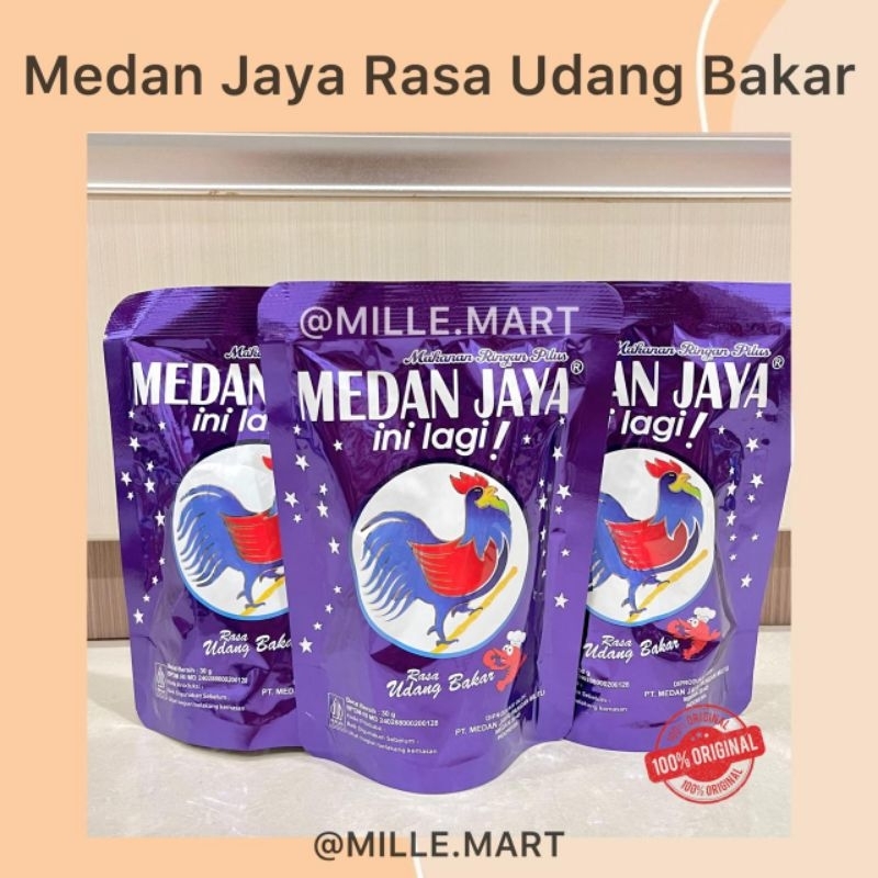 

[Per Pcs] SNACK MEDAN JAYA LAGI PILUS UDANG BAKAR 35GR/ SNACK JADUL MEDANJAYA