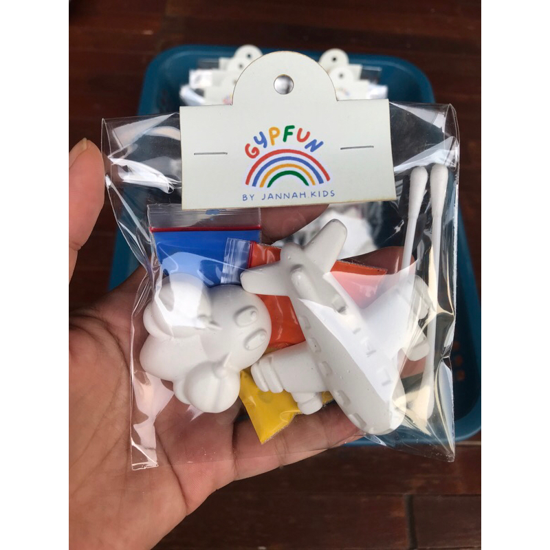 INSTANT  Paket Melukis Anak Gypsum Gipsum