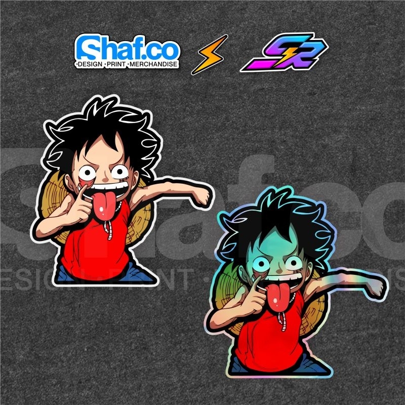 

STICKER ONE PIECE VINYL DAN HOLOGRAM KEREN VIRAL