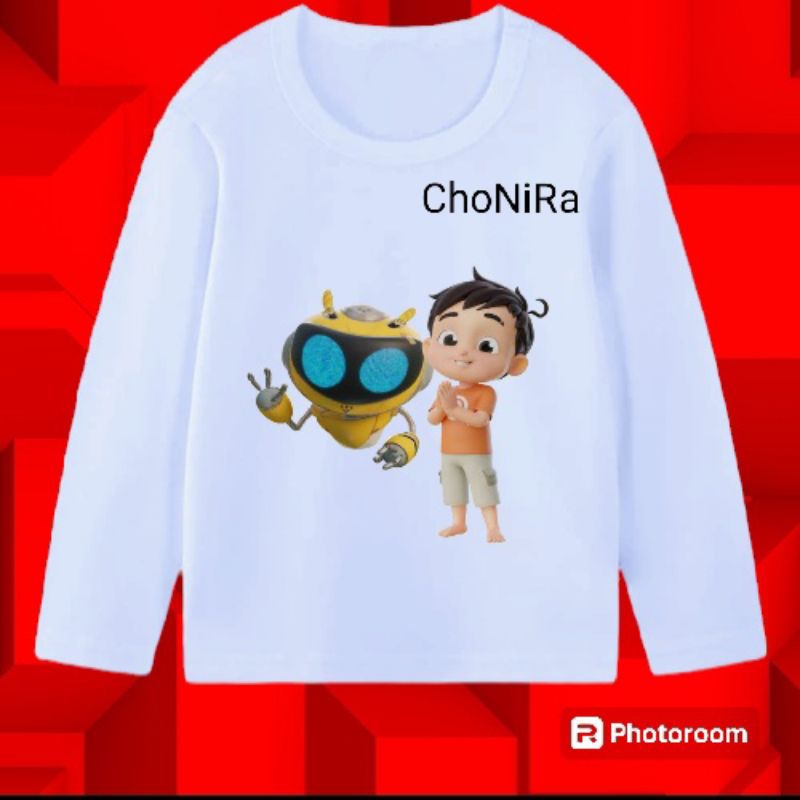 [BISA COD] ATASAN KAOS/KAOS ANAK/RIKO DAN QIO/UNISEX USIA 1 -- 8 TAHUN