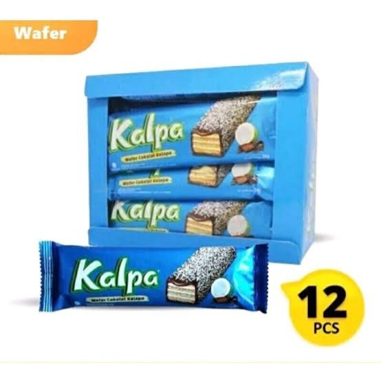 

Kalpa Cokelat Wafer Kelapa 1 box / 12 pcs