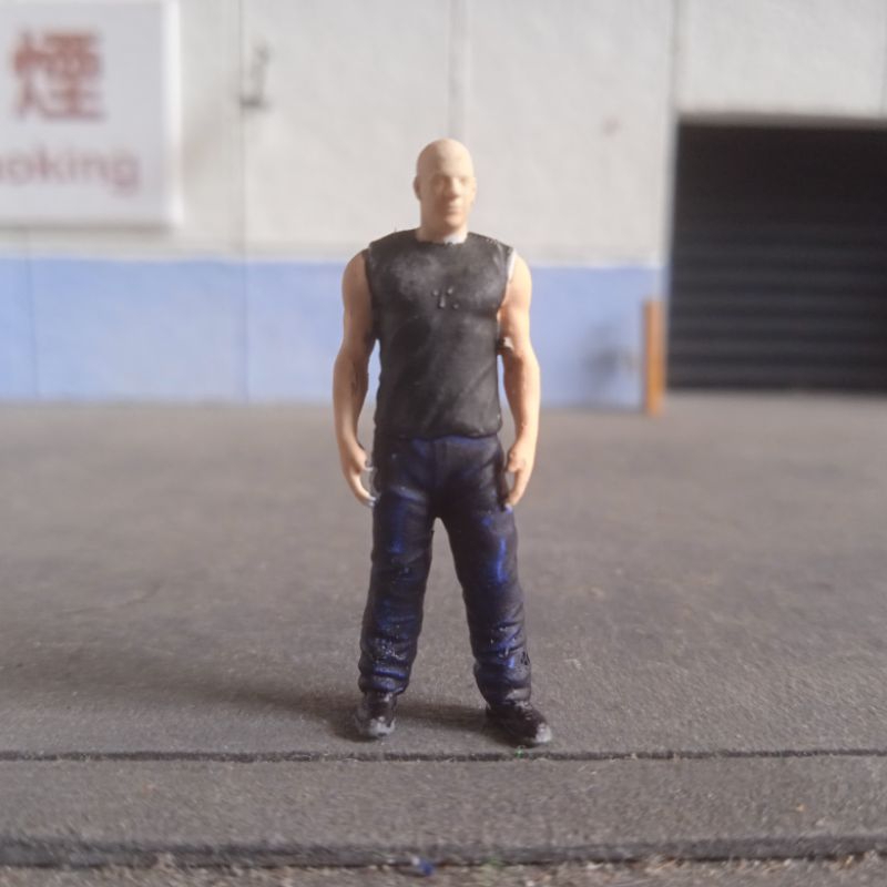 Action Figure figur Dominic Toretto Dom fast and furious FF skala 64