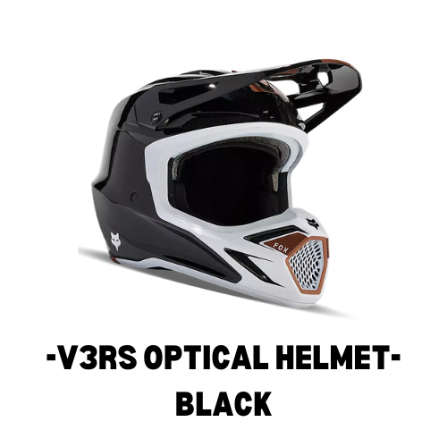 Fox V3RS Optical Helmet (Black)