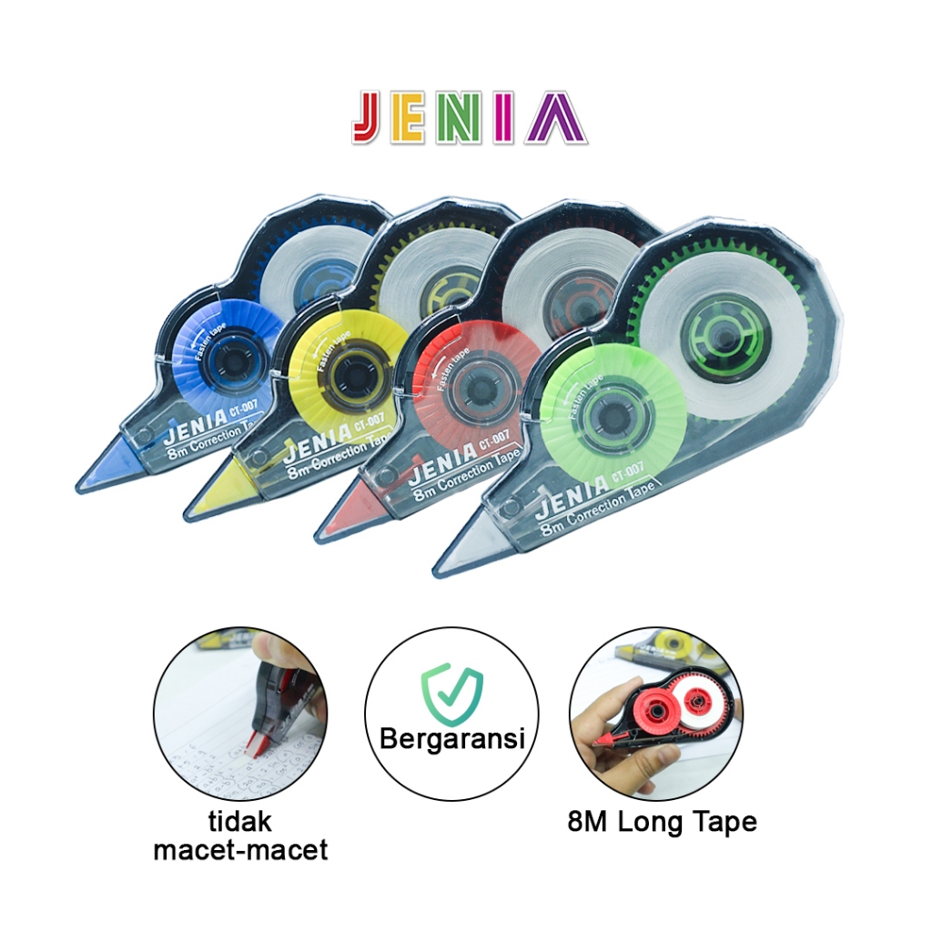 

Correction Tape CT-007 8M Jenia (4 pcs)
