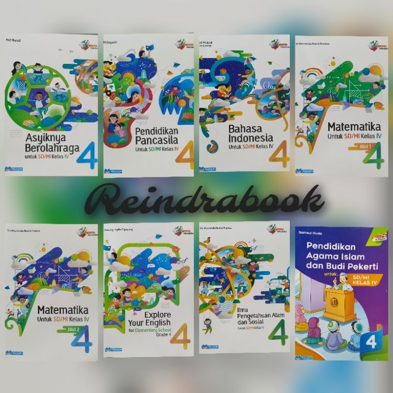 Buku Paket Masmedia SD/MI kelas 4 K-Merdeka