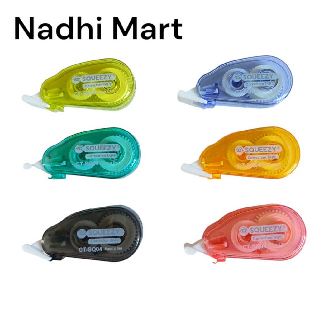 

COR TAPE SQUEEZY CT-SQ04 4M ISI 6 / CORRECTION TAPE 1 SET