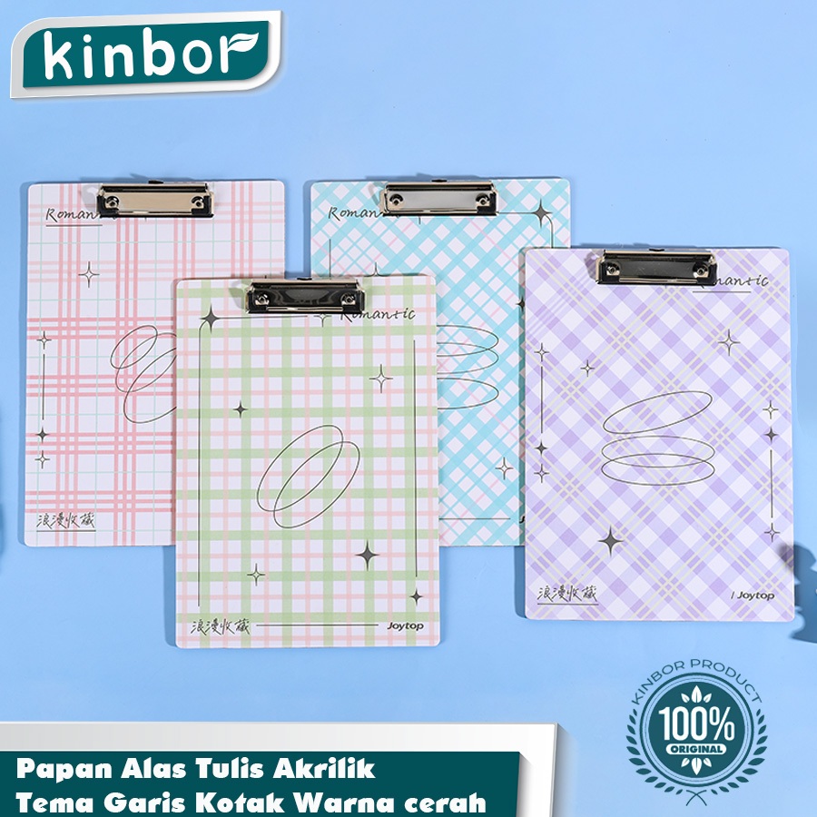 

A4 Papan Jalan Akrilik / Clipboard Test Board Papan Ujian