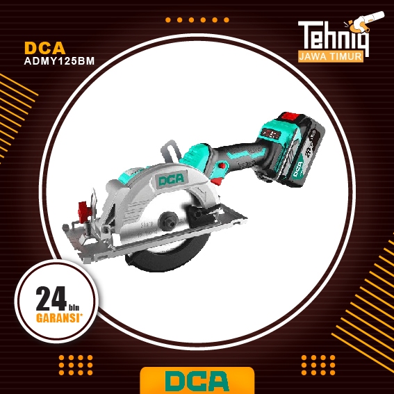 DCA ADMY125BM CORDLESS BRUSHLESS / CIRCULAR SAW 125MM 20V FULL SET