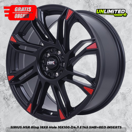 Velg Mobil Murah Original HSR WHEEL R18 Buat Xtrail Rush Innova Ring 18