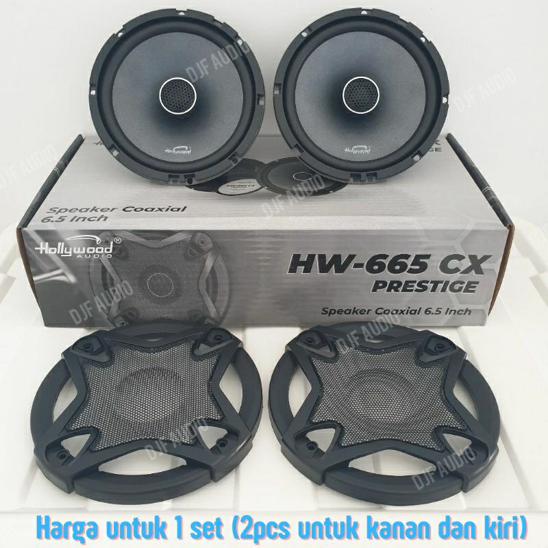 Speaker Coaxial Hollywood HW 665 CX - HW-665CX - 6.5" - 6.5 Inch - Speaker dan twitter untuk Pintu M