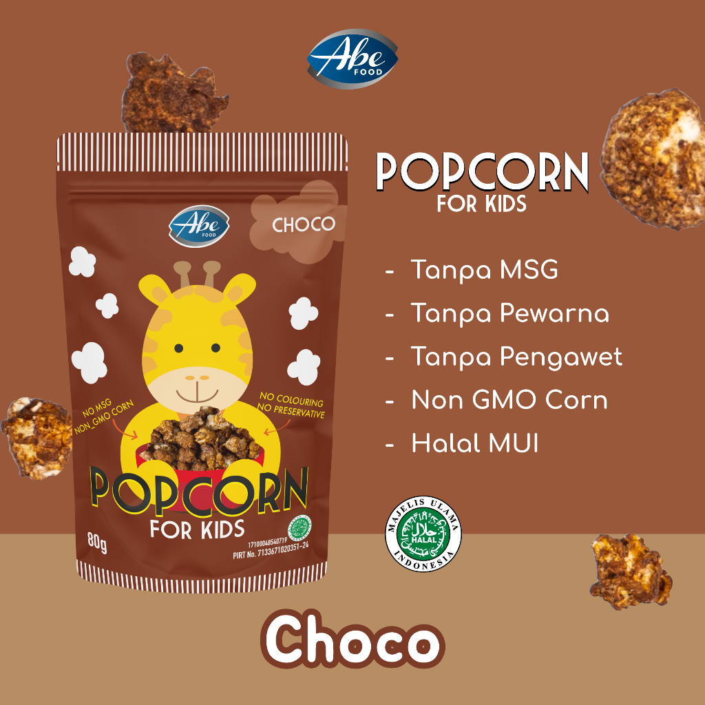 

Abe Popcorn For Kids 80g Snack Sehat Bayi / Cemilan Anak