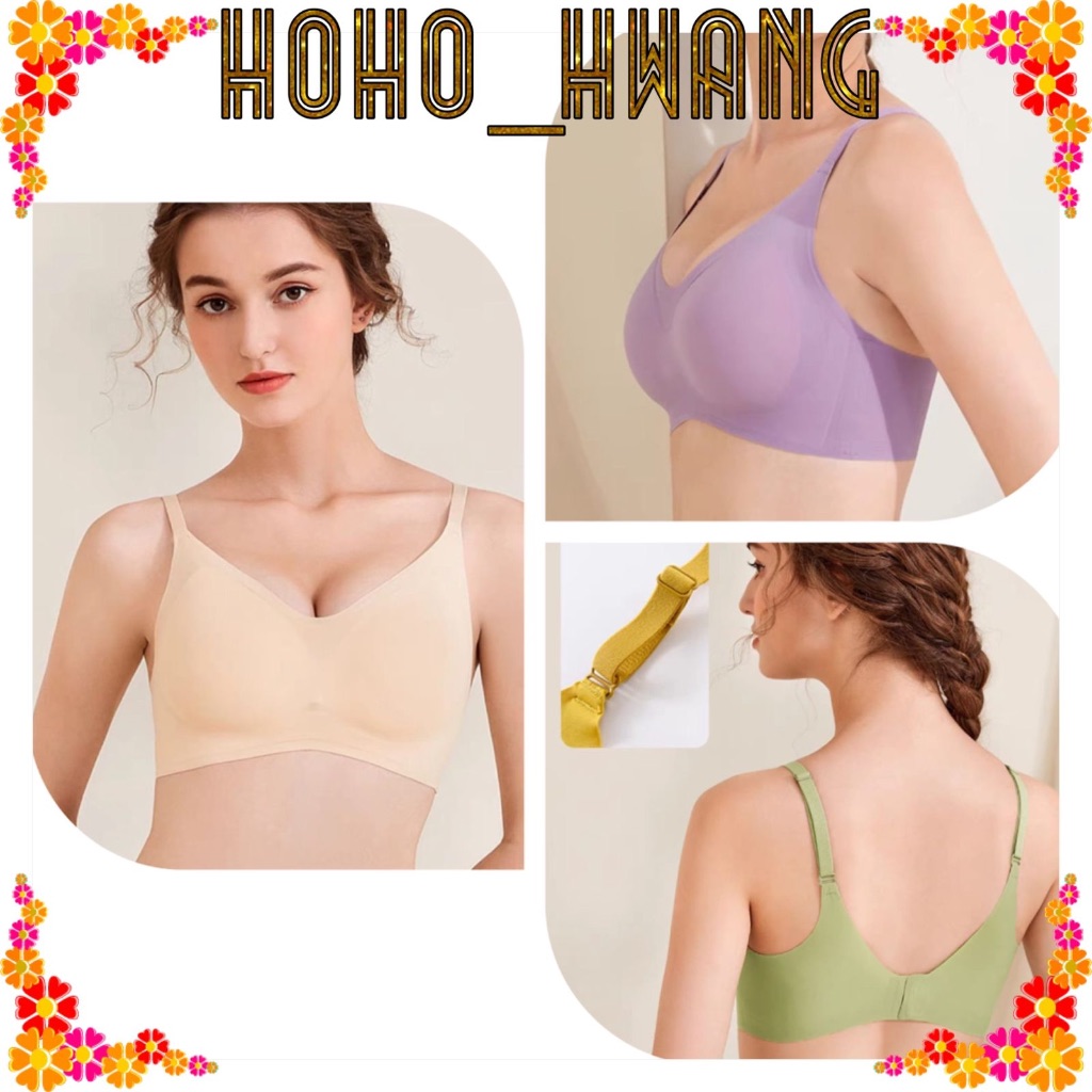 HOHO_HWANG (B-195) BRA WANITA seamless IMPORT TANPA KAWAT PAKAIAN DALAM