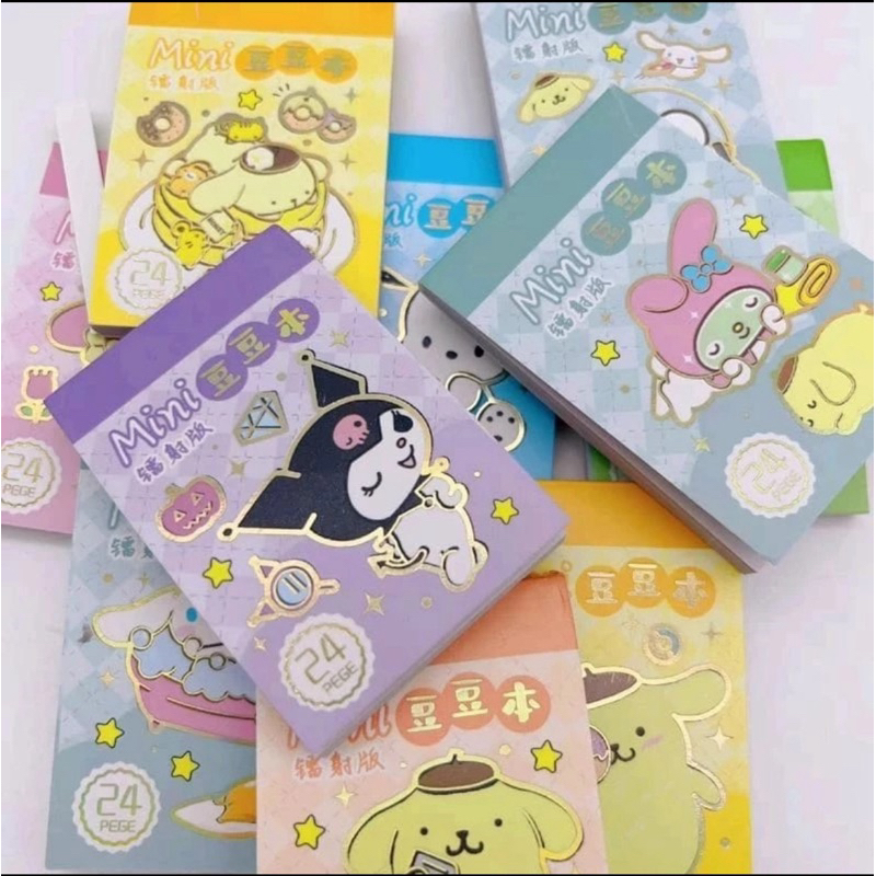 

(DES) Buku Sticker Scrapbook Journal Diary Aesthetic PVC Anti Air Stiker Botol Buku HP Label Mainan Edukasi Anak