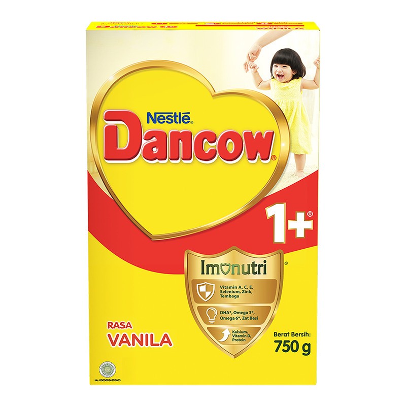 SUSU Dancow 1+ Nutritods Susu Pertumbuhan 1-3 tahun Box 750 g