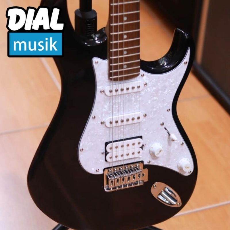 Cort G115 Black - Gitar Stratocaster G 115 / G-115 BK