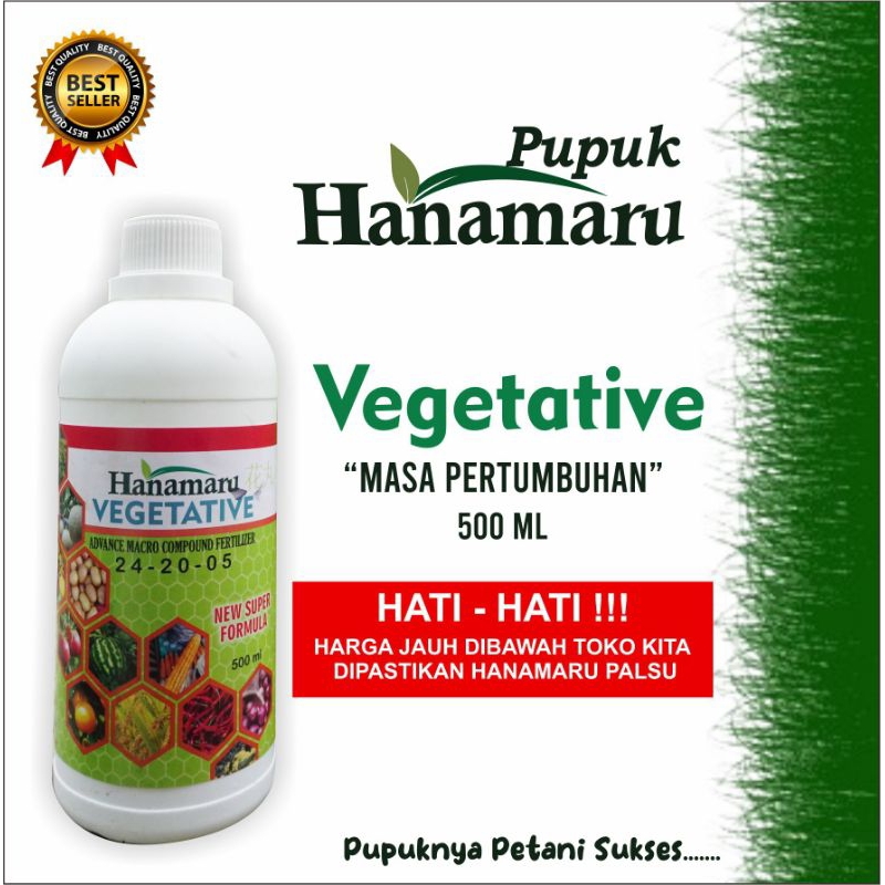 PUPUK HANAMARU - VEGETATIF - UNTUK SEMUA JENIS TANAMAN