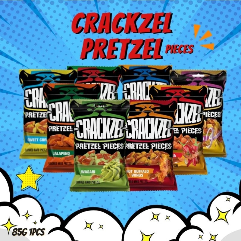 

Ready stok (bisa COD) Crackzel Pretzel Pieces 85g