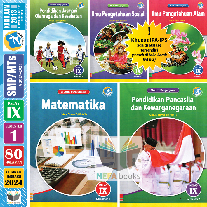 LKS SMP MTs Kelas 9 Semester 1 & 2 Kurikulum 2013 CV Arya Duta