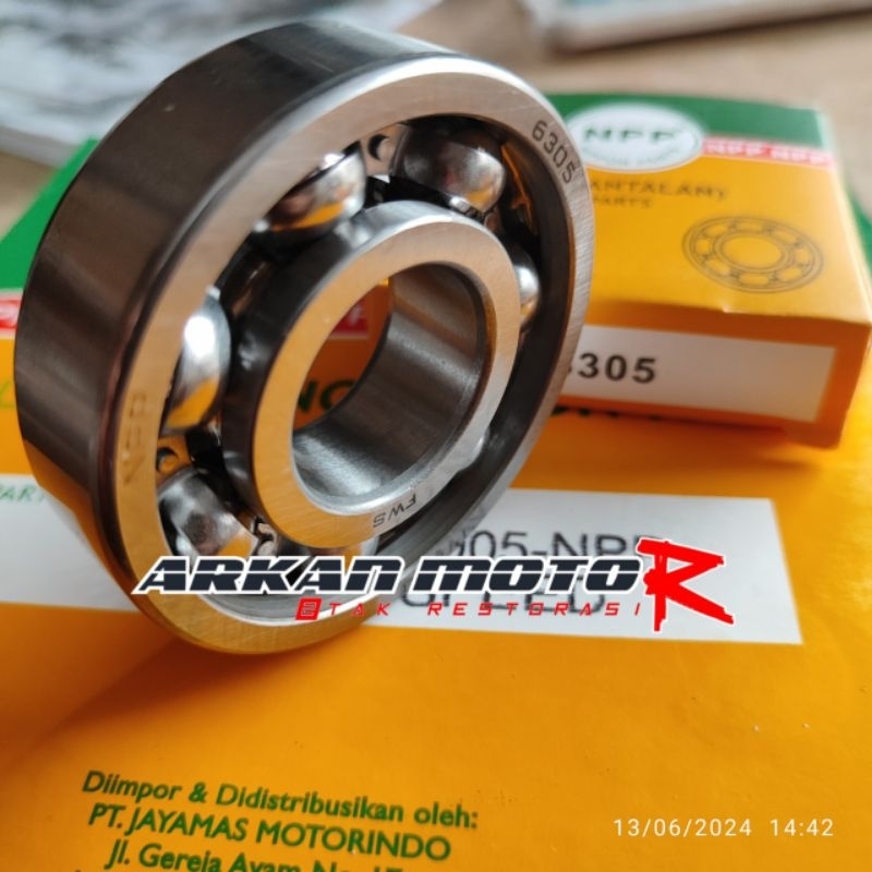 SATUAN BEARING KREK KRUK AS 6305 NPP VIXION MIO NOUVO JUPITER Z MX BYSON ORIGINAL NPP