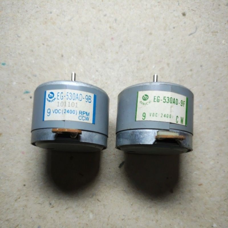 MOTOR DINAMO TAPE MABUCHI 9VDC CCW/ MOTOR DINAMO 9V CW