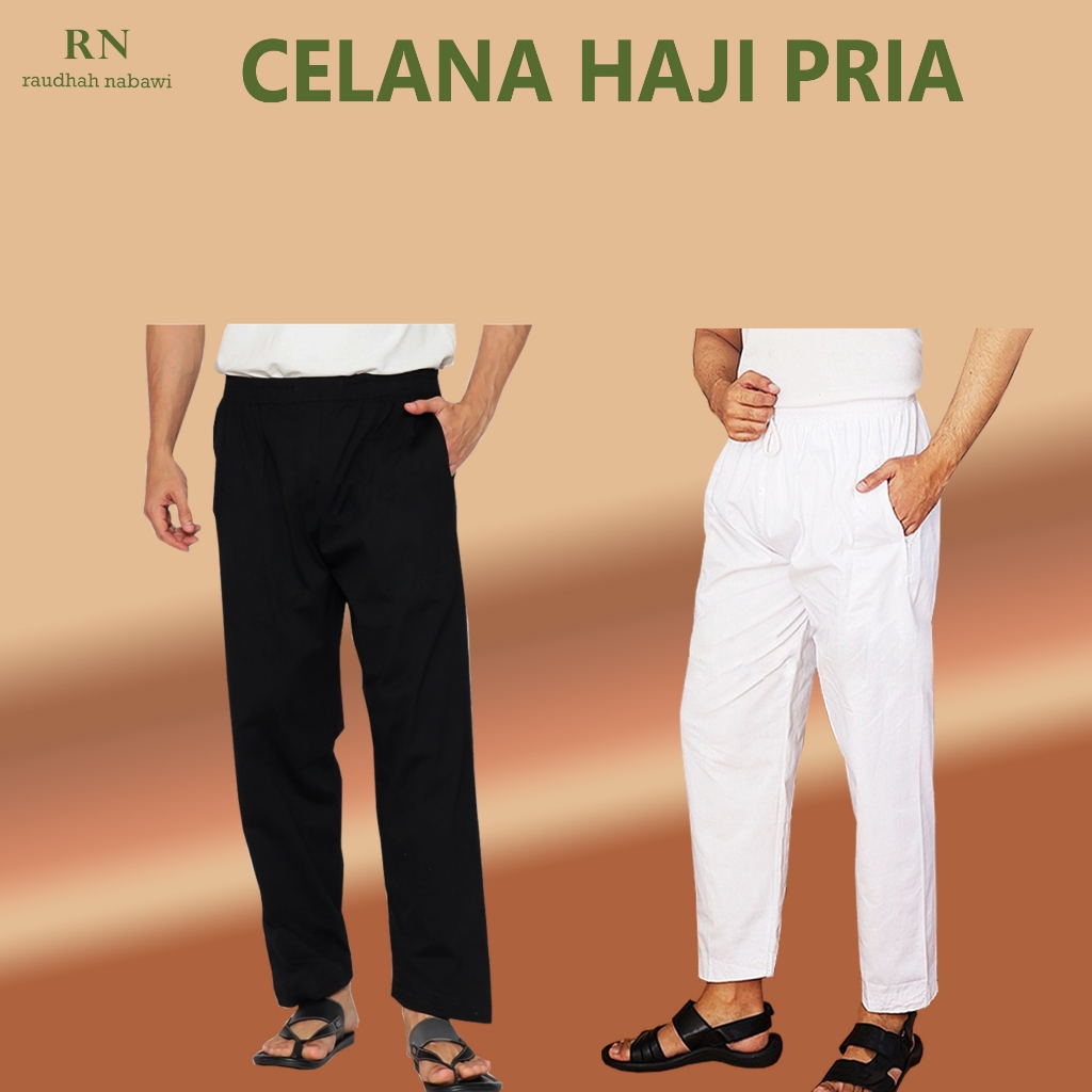 Celana Sirwal Pria Dewasa Dalaman Jubah Gamis Pria Celana Sirwal Santai Perlengkapan Sholat