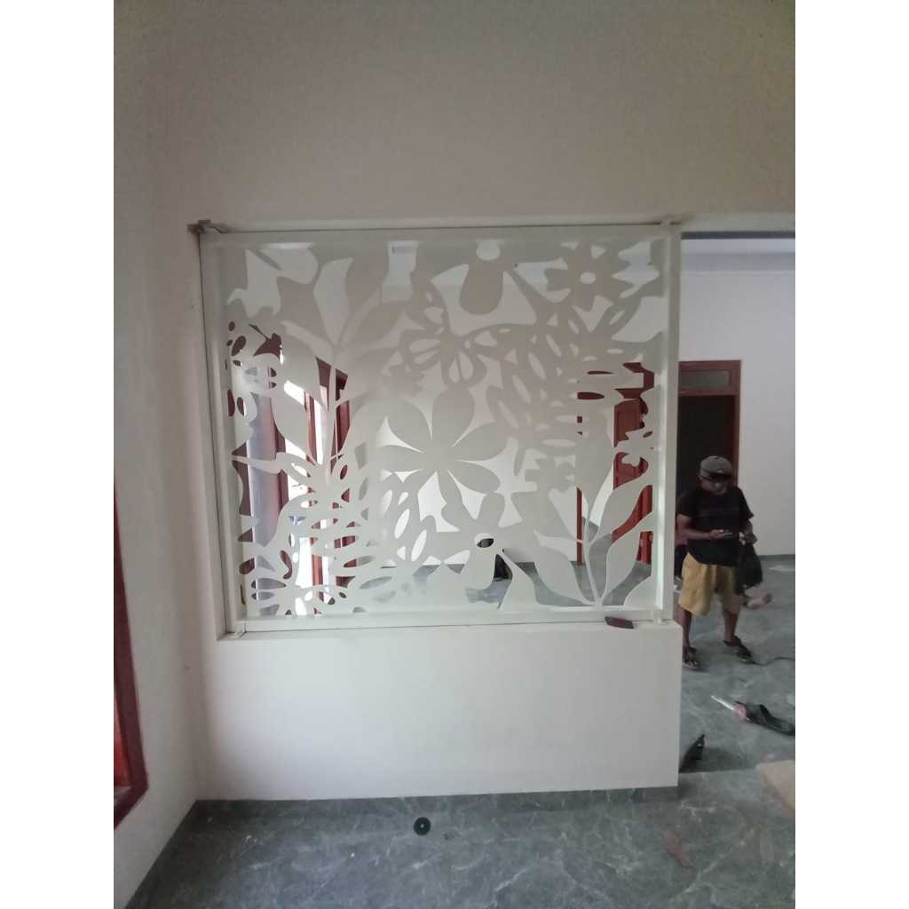partisi / sekat ruangan plat cutting laser