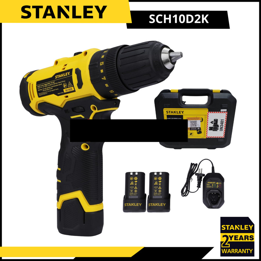 Mesin Bor Baterai Cordless Impact Drill 12V STANLEY