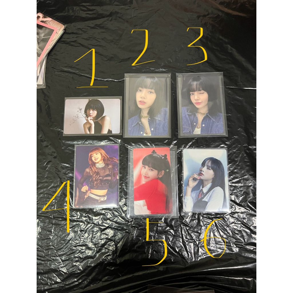 BLACKPINK LISA PHOTOCARD PC OFFICIAL