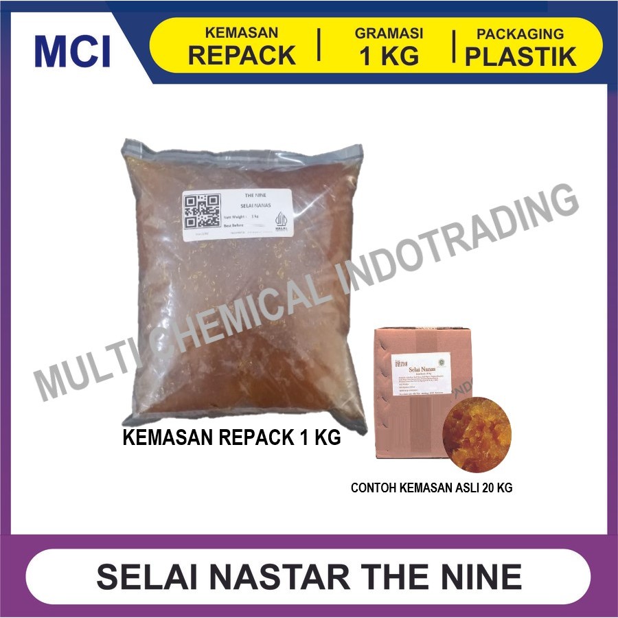 

SELAI NANAS THE NINE REPACK 1 KG / ISIAN NASTAR / SELAI NASTAR