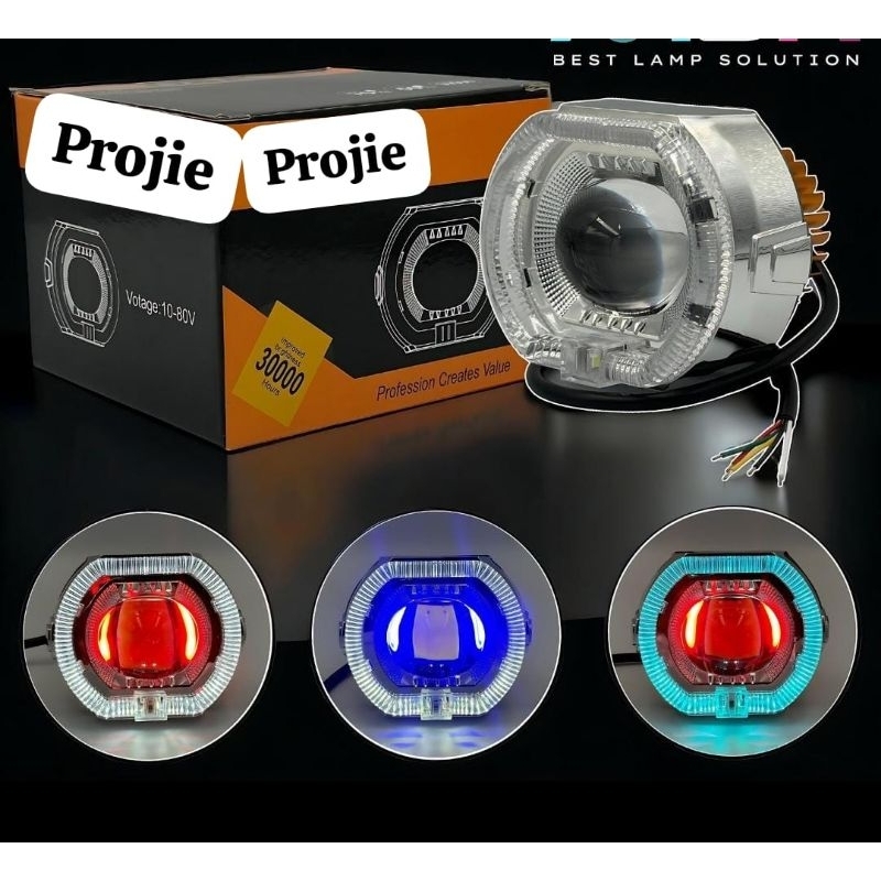 Projie Biled Cut Off mini 2.5 INC D2 D3 Jauh Dekat 30watt Waterproof biled ala ala 2,5inch