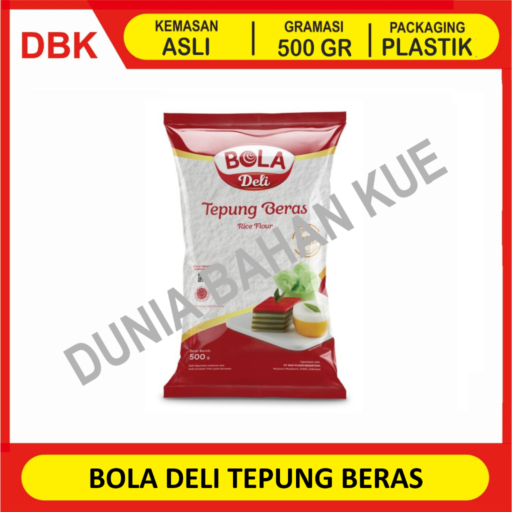 

BOLA DELI TEPUNG BERAS 500 GR