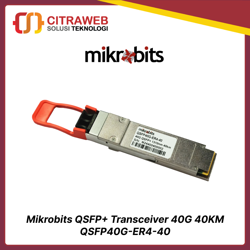 Mikrobits QSFP+ Transceiver 40G 40KM QSFP40G-ER4-40