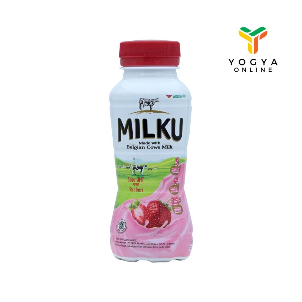 

Milku Stroberi Botol 200 Ml