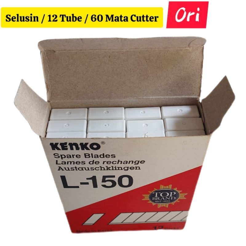 

Isi Pisau Cutter Selusin Kenko L-150 12 Tube Reffil Ori Top Brand
