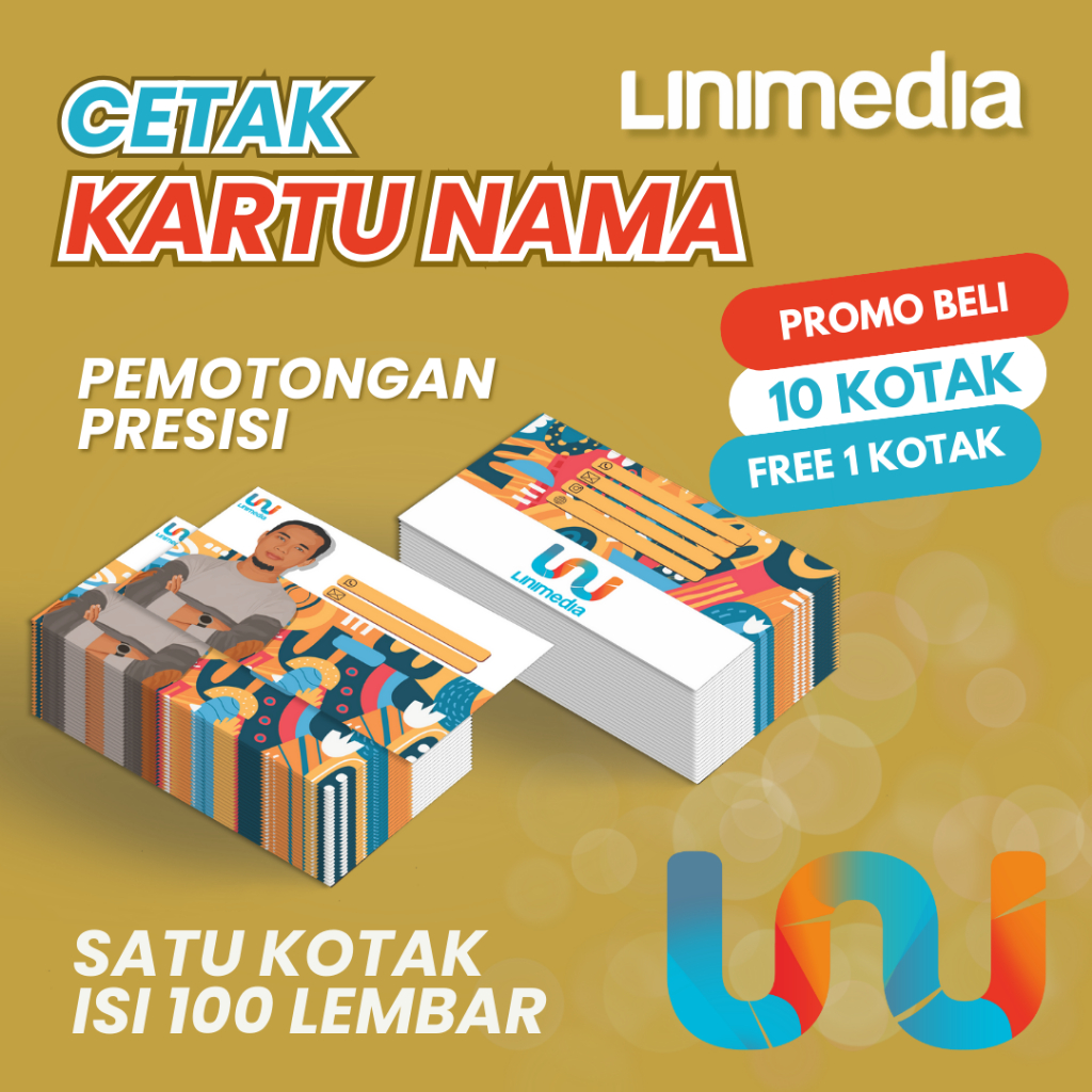 

CETAK KARTU NAMA 1 SISI & 2 SISI BAHAN ART CARTON 260 gram + KOTAK ( PROMO)