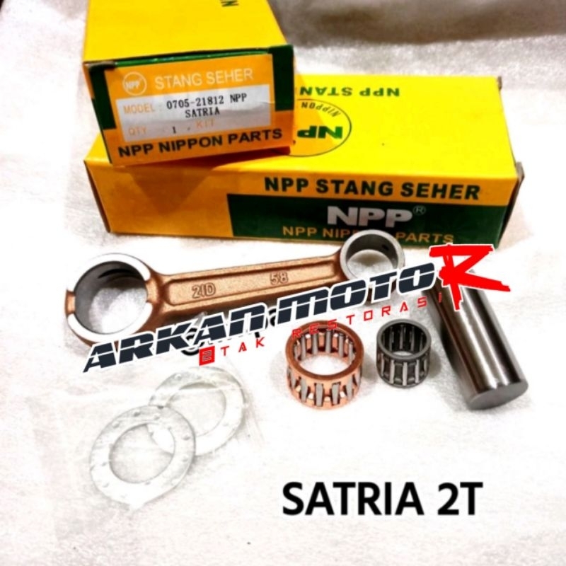 CON ROD STANG SEHER SATRIA 2 TAK 2T HIU LUMBA RU 120 LSCM NPP